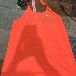 Nike Dri-FIT Neon Orange Racerback Tank NWT